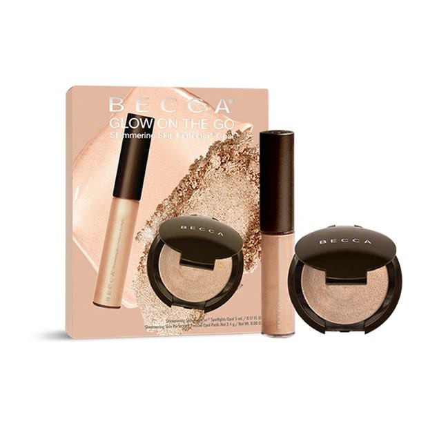 SET PHẤN - KEM BẮT SÁNG BECCA GLOW ON THE GO KIT CHÍNH HÃNG - 5840