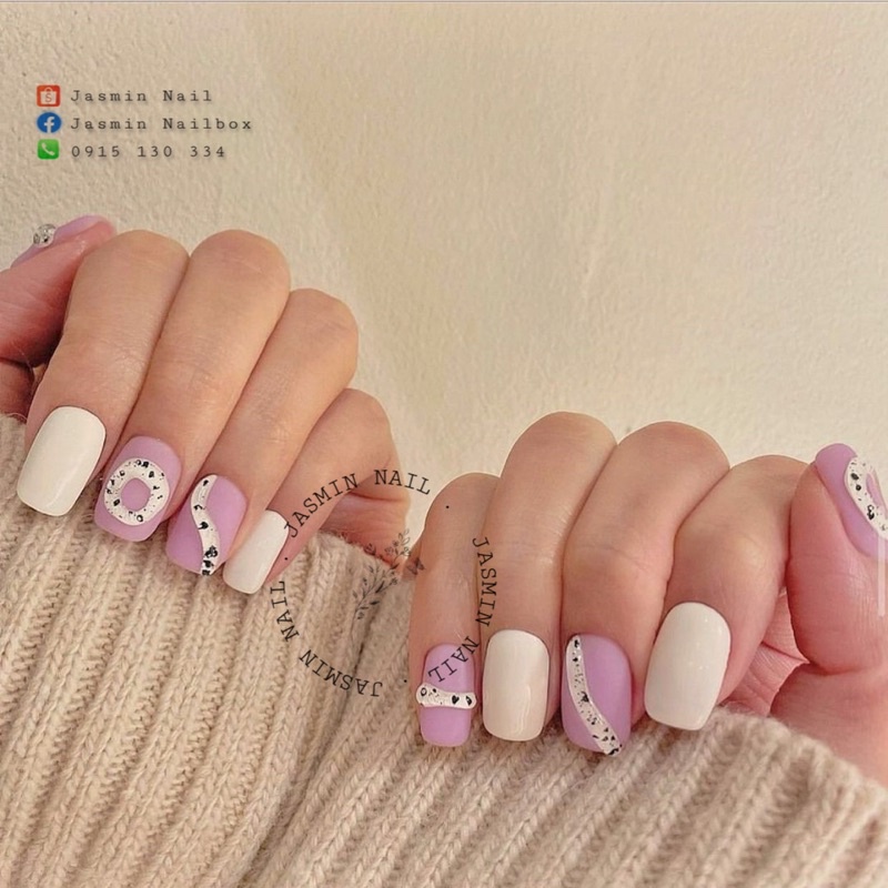 [Mã NHUQAD giảm 10% đơn 100k][NAIL BOX] NailBox móng úp thiết kế sẵn mẫu desgin hàn quốc