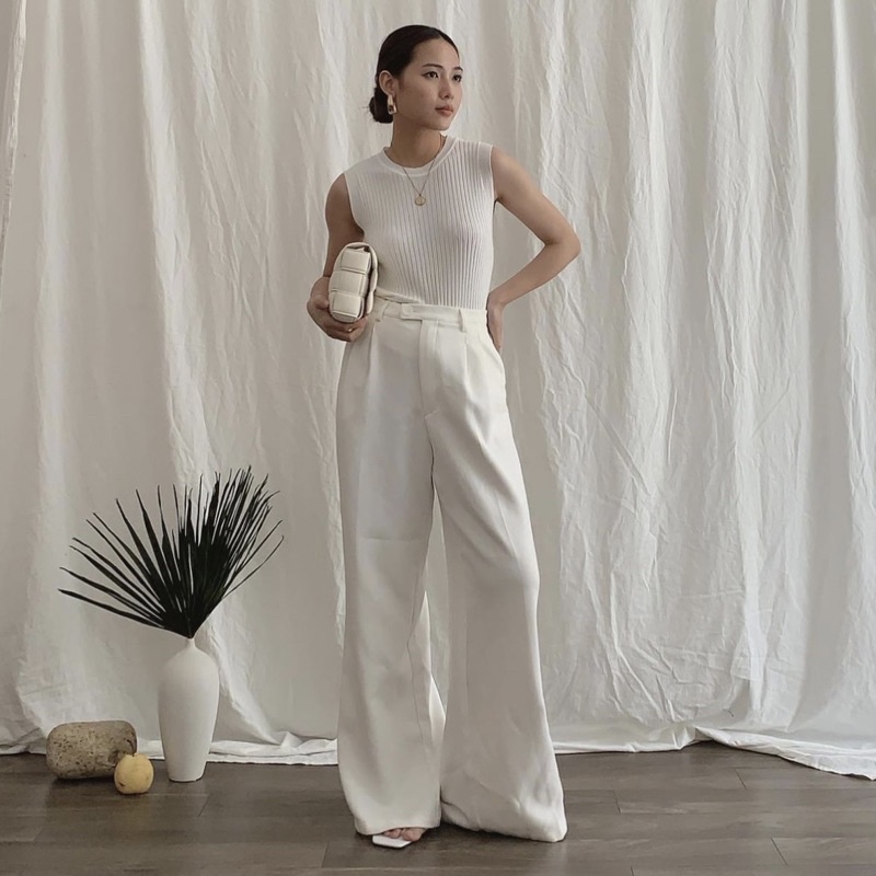 Áo Tanktop Nữ Thun Gân | HQ2623 | Lana Official