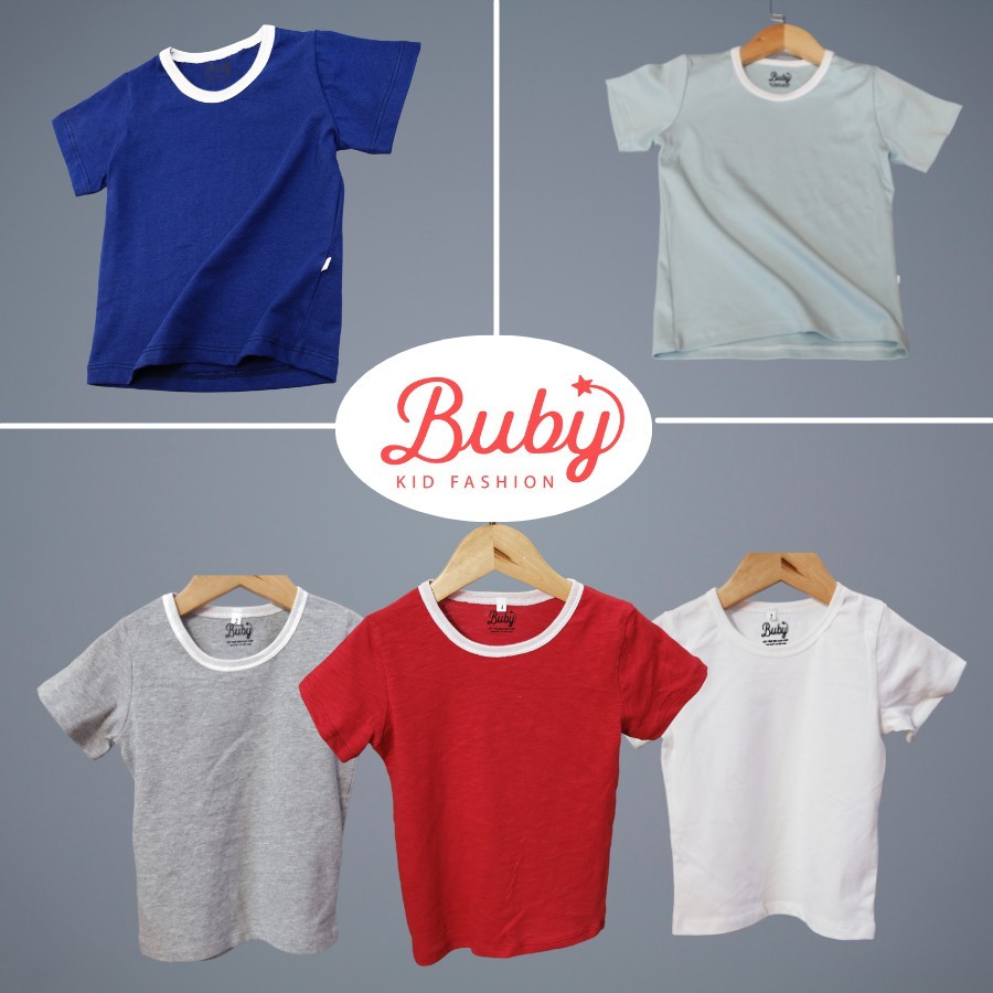 Áo phông bé trai, áo thun cộc tay trẻ em chất cotton mặc mùa hè, cho bé từ 1-6 tuổi, Shop BUBY