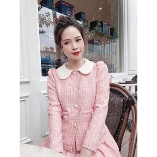 Sét dạ hồng cổ sen