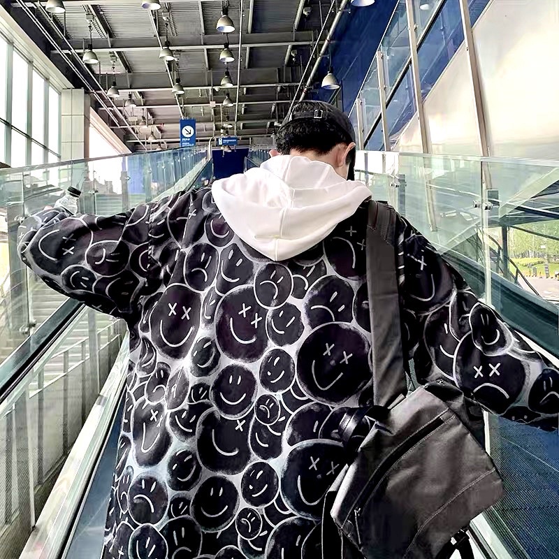 Áo khoác hai lớp bên trong lót nỉ bên ngoài vải gió cao cấp