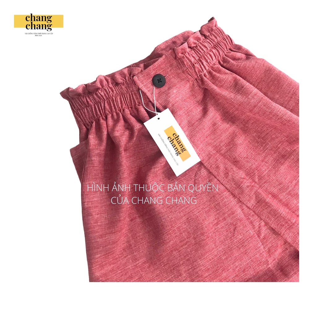 Váy Chống Nắng Thời Trang CHANG CHANG, Lưng Thun Cài Nút Tiện Dụng