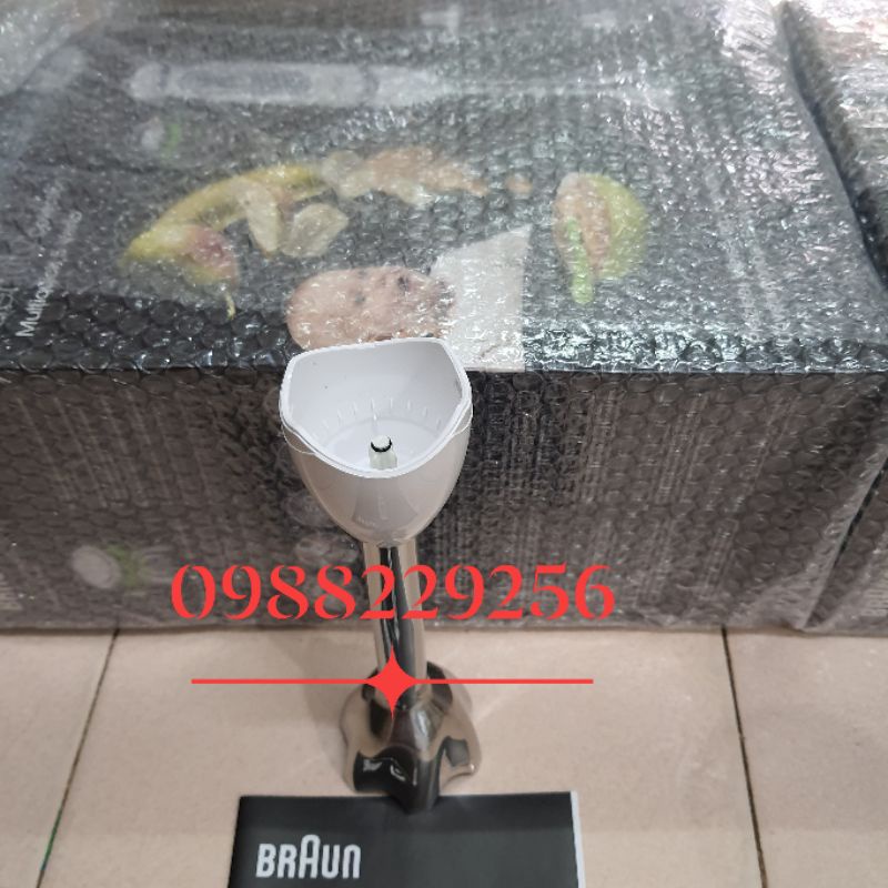 Đầu lưỡi xay inox thay thế cho máy xay cầm tay Braun- Đức kèm hoa khế trắng