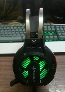 TAI NGHE CHỤP TAI CHUYÊN GAME SIMETECH S2- LED ĐỔI MÀU FULL BOX (Hàng chính hãng)