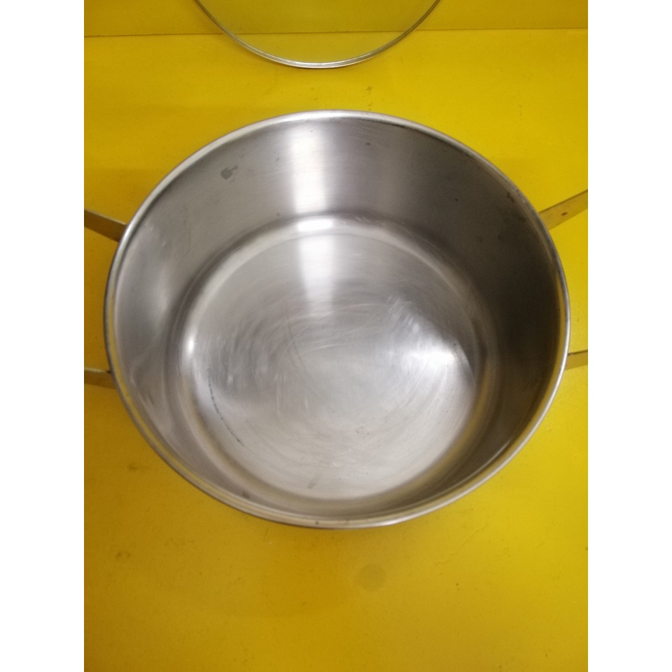 Nồi inox nội địa Nhật, size 21cm, cao 9cm (mã 764), Dùng được bếp từ