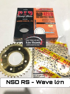 Nhông sên dĩa DID RS- Wave lớn