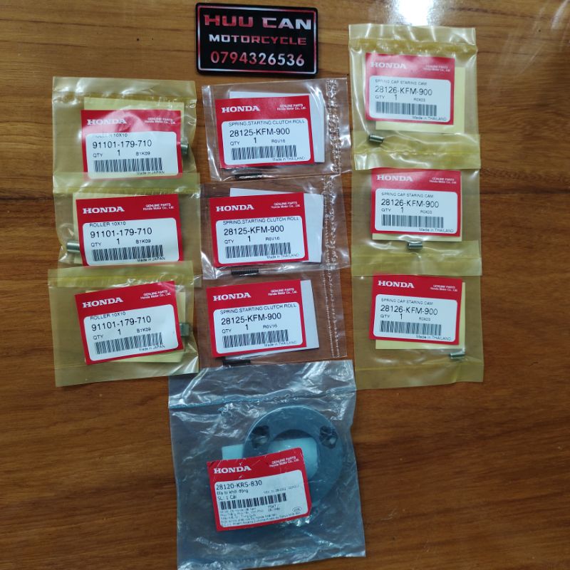 BỘ BI ĐỀ 10 CHI TIẾT HONDA WAVE THÁI 100 , WAVE ALPHA, WAVE ZX, DREAM VÀ NHIỀU DÒNG XE KHÁC