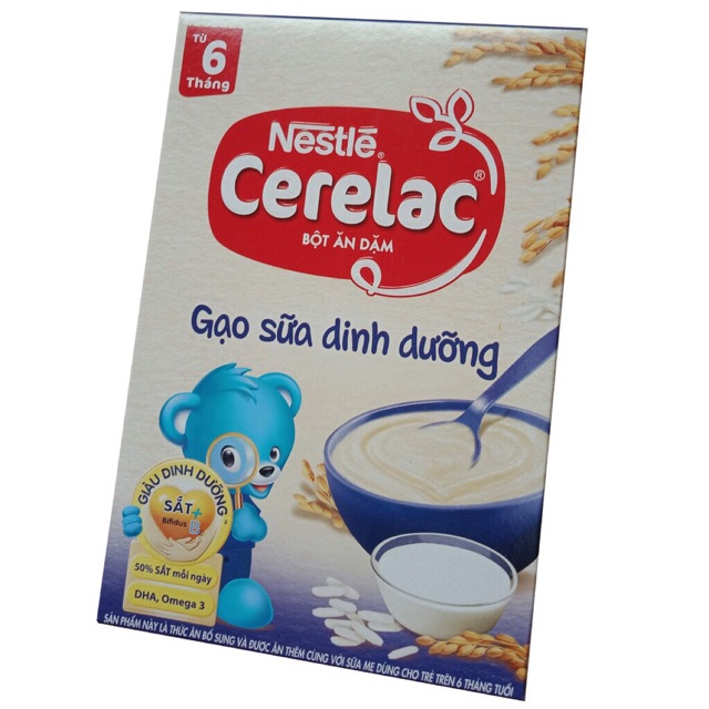 Bột Ăn Dặm Gạo Sữa Dinh Dưỡng Cerelac 200g