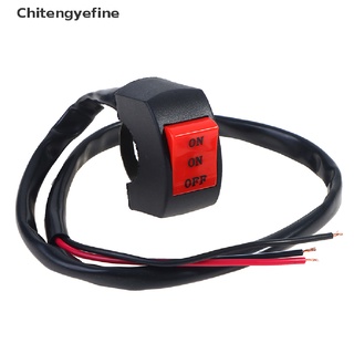 CTYE LED Headlight Switch Far Near Three Line Motorcycle Handlebar Switch Button FINE