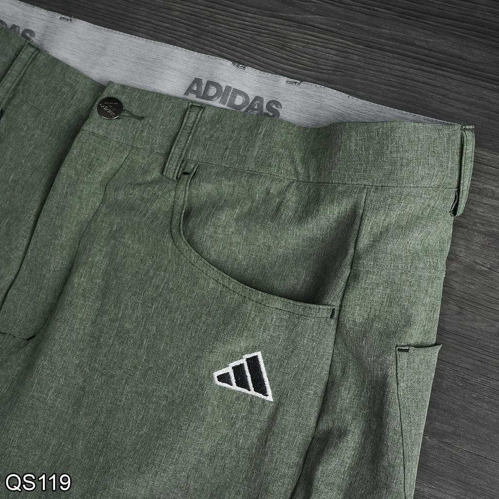 Quần Short Golf Xi Dãn Xịn QS119 Hãng Adidas Logo Thời Trang Nam VNXK
