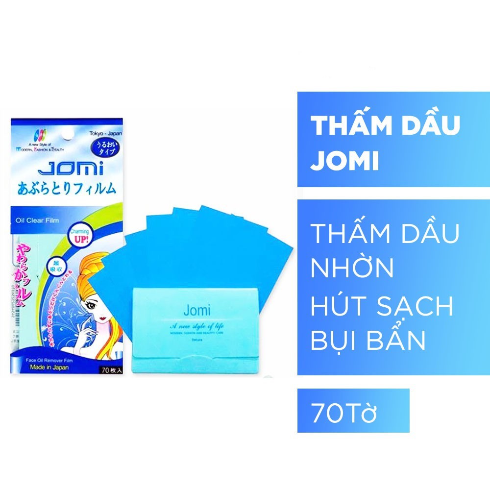 Phim siêu thấm dầu JOMI, sản phẩm cao cấp và thời thượng từ Nhật bản, 70 tờ 1 gói