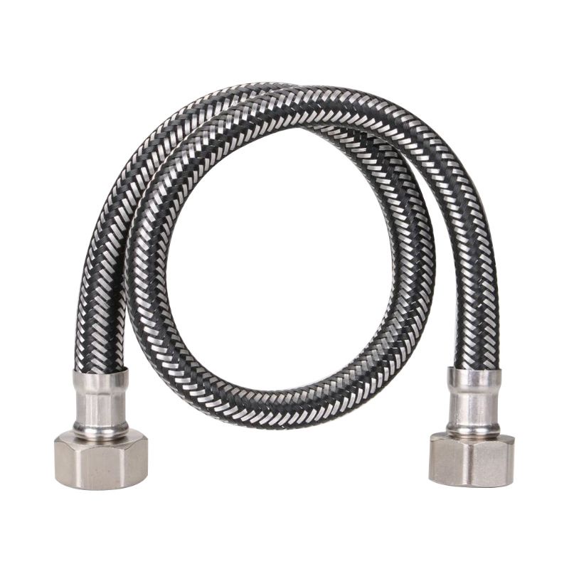 Ống Nước Áp Suất Cao Bằng Kim Loại Mềm Ren Nối 1/4 Tiện Dụng Cho Nhà Bếp/Phòng Tắm