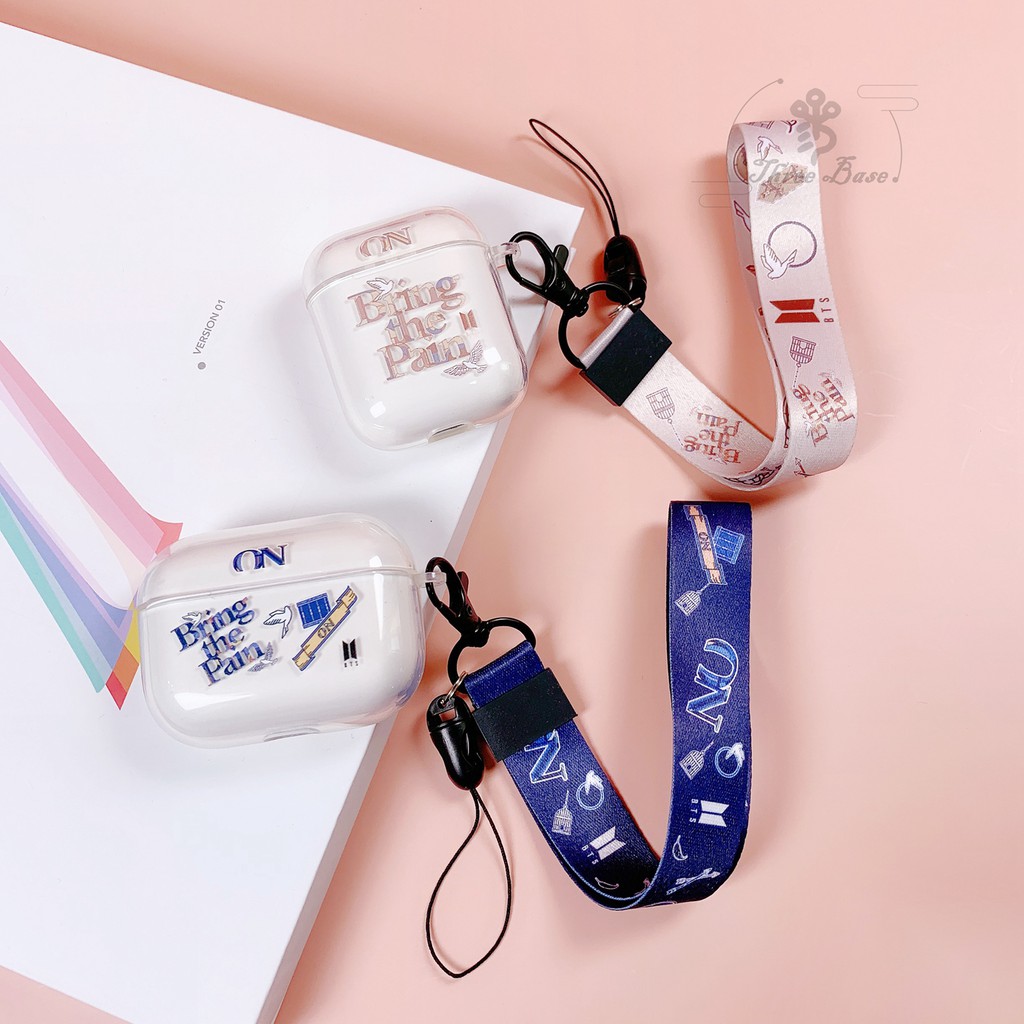 Vỏ Bảo Vệ Hộp Sạc Tai Nghe Airpods Pro Mềm Trong Suốt In Hình Nhóm Nhạc Kpop Bts