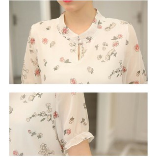 Đầm bầu voan hoa H21