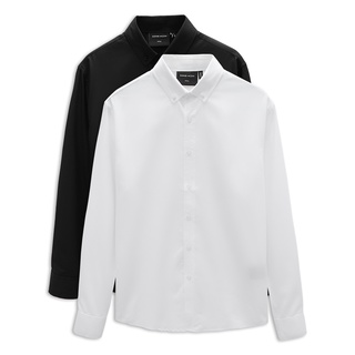 Áo Sơ Mi Nam Basic Button-down, Chất Vải Cotton Thoải Mái, SM006084, SOMEHOW