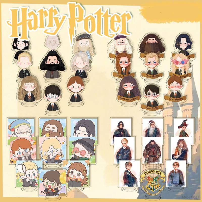 Bộ 9 Mô Hình Harry Potter Hoạt Hình Mini Bằng Acrylic Trang Trí Nhà Cửa 8