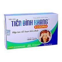 Tiền Đình Khang hỗ trợ giảm rối loạn tiền đình, chóng mặt, đau đầu, hoạt huyết - Hộp 30 viên