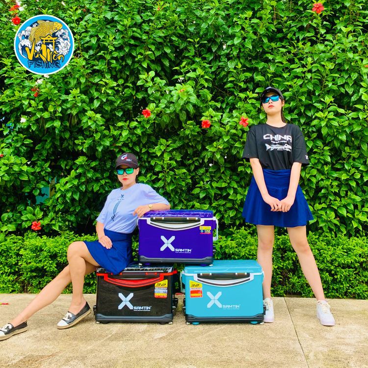 Thùng Câu Đài Địa Hình Đa Năng Cao Cấp X-xamtin 3200B | 32L K Tựa - Vũ Môn Fishing