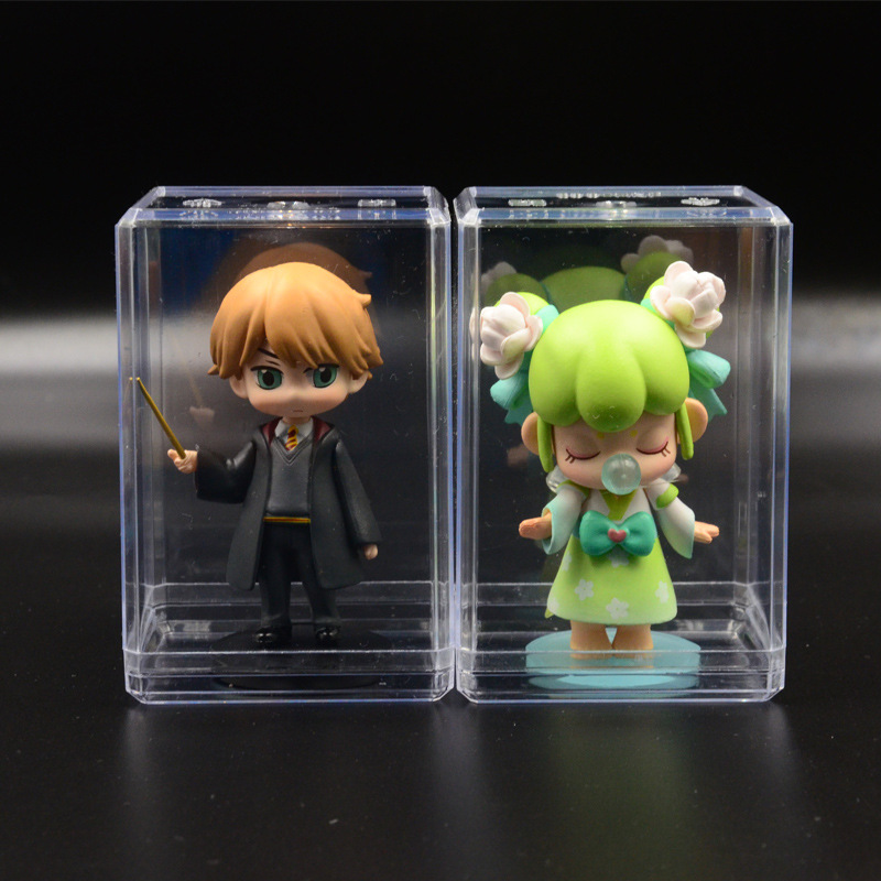 Đồ chơi hộp bất ngờ trưng bày búp bê bằng nhựa trong suốt