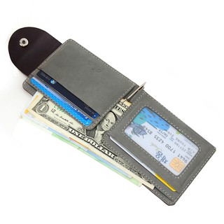 Ví da nam khớp gấp tiện lợi và có ghim kẹp tiền