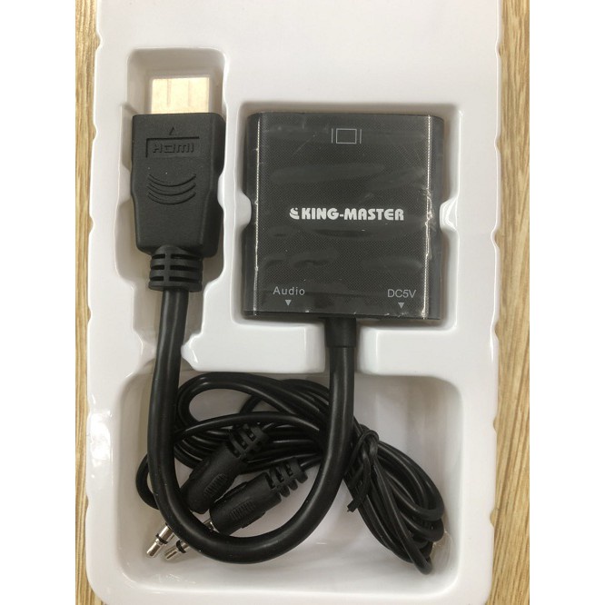 Cáp Chuyển DisplayPort ra VGA King-master (KY-M 361W) - Bảo Hành 12 Tháng