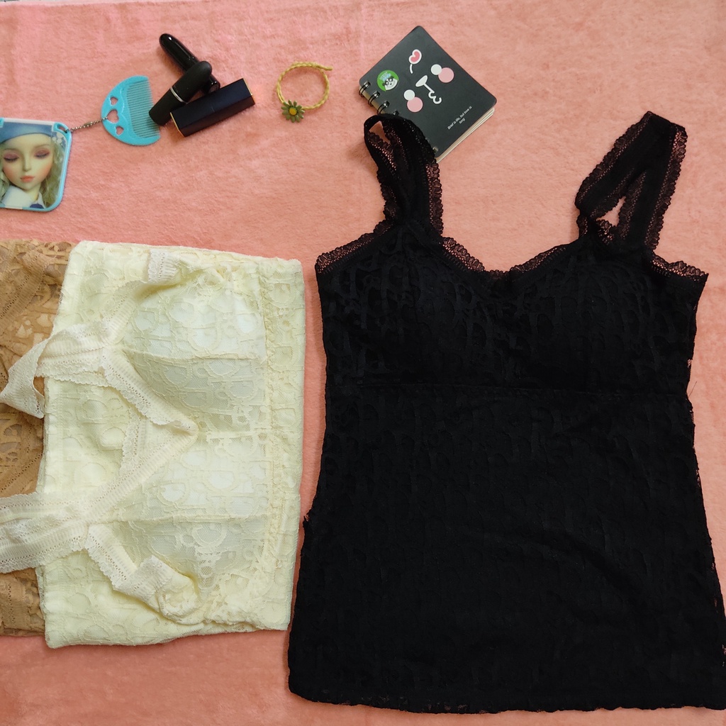 Áo bra nữ DIOR lót lông, áo 2 dây nữ lót lông giữ nhiệt mặc mùa đông cao cấp phong cách Hàn Quốc co giãn | BigBuy360 - bigbuy360.vn