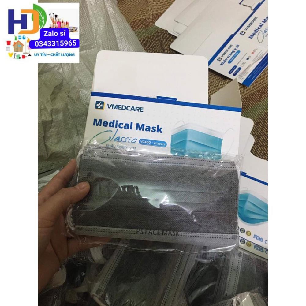 Khẩu Trang Y Tế 4 Lớp, Hộp 50 CÁI