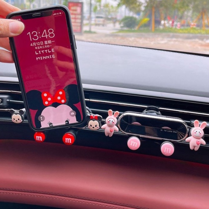 Giá đỡ điện thoại XIAODUOJIAJU gắn lỗ thông gió xe ô tô có thể điều chỉnh trọng lực