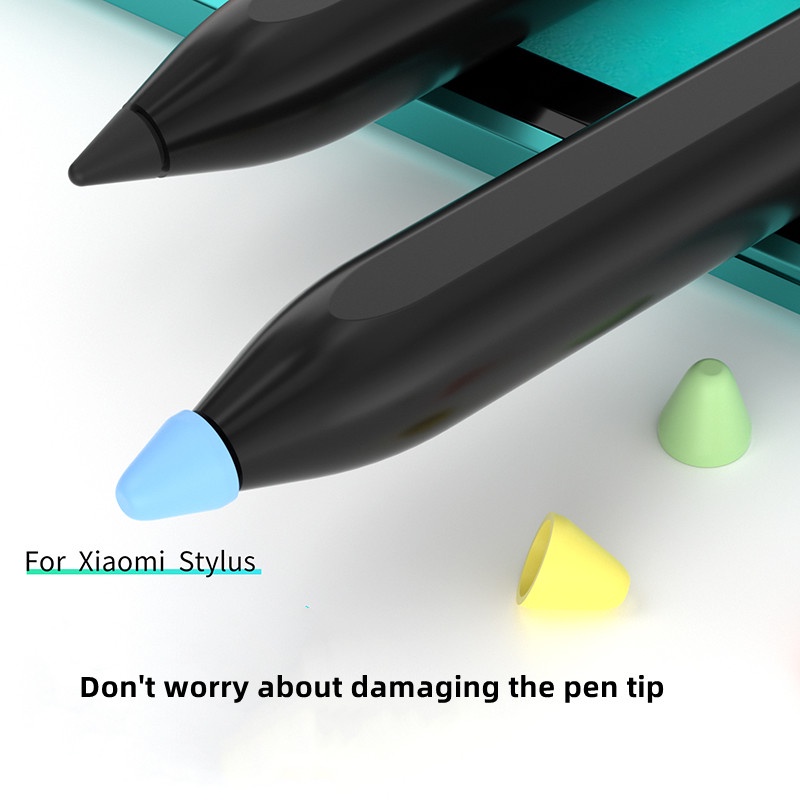 Bộ 10 Nắp Đậy Ngòi Bút Cảm Ứng Xiaomi Bằng Silicon Tiện Dụng Ốp