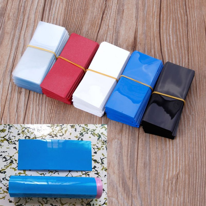 Set 100 Ống Co Nhiệt Pvc Dùng Bọc Pin 18650