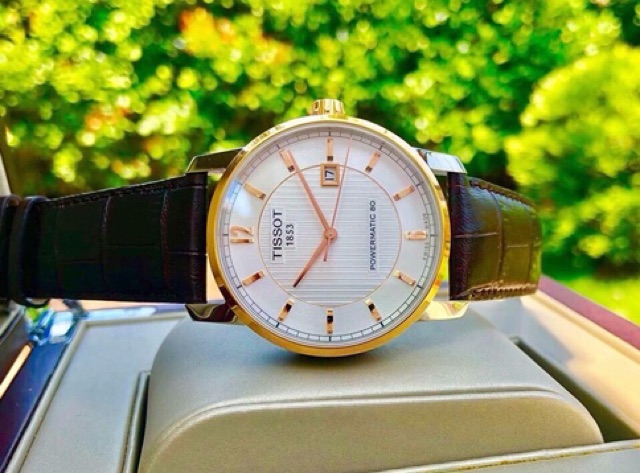 Đồng hồ nam hiệu Tissot mã T087 - Máy Automatic - Kính Sapphire - Dây da chính hãng