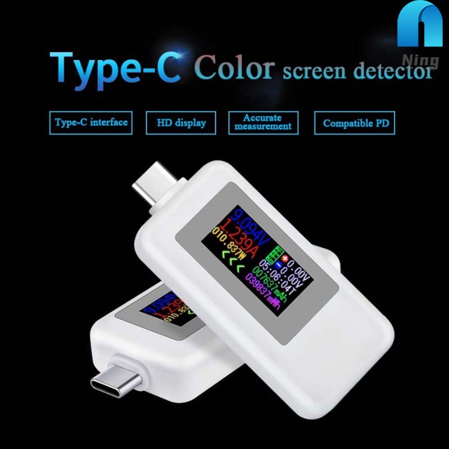 Thiết Bị Kiểm Tra Dòng Điện Usb Màn Hình Màu Kỹ Thuật Số 0.96-inch Loại c 24-pin