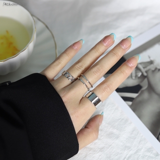 Set 3 nhẫn YANQUEENS đơn giản cá tính thời trang
