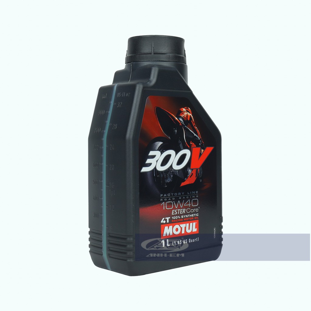 Nhớt máy MOTUL 300V (10W40 - FRANCE)