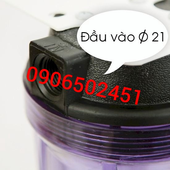 Bộ lọc nước sinh hoạt gia đình  3 cấp ly 10 inch 3T