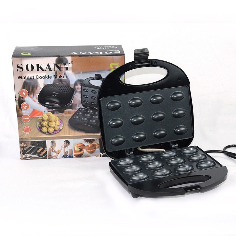 Máy nướng bánh làm vỏ bánh viên Sokany SK-805 công suất 750W bảo hành chính hãng