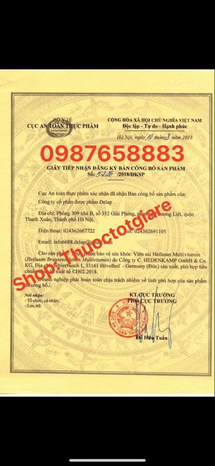 Heilusan Multi vitamin - Viên sủi