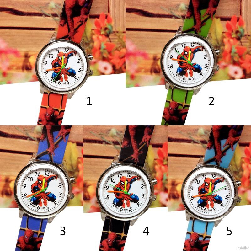 🍭 ruiaike 🍭 Kids Cartoon Disney Pattern Watches Light Luminous Party Quartz Wristwatch Wristband for Children Gifts