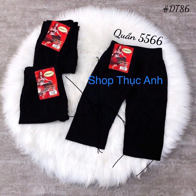Quần legging Lửng ngố 5566 thần thánh siêu co dãn dày dặn
