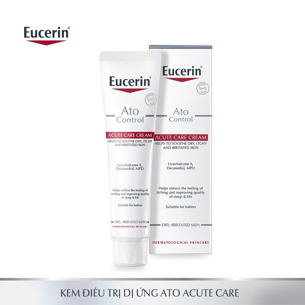 Kem dưỡng làm dịu da Eucerin Ato Control Acute Care 40ml