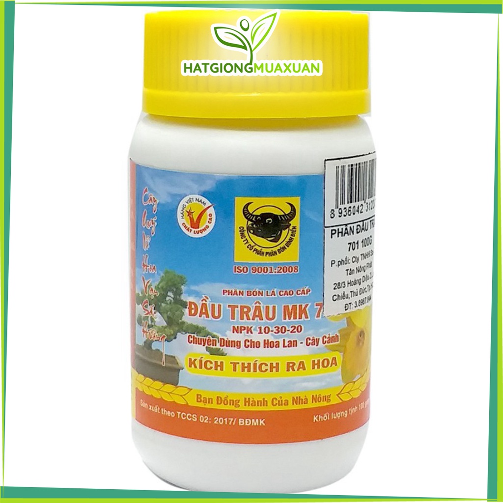 [SIEURE] Phân bón đầu trâu MK 701 kích thích ra hoa hàng đẹp, phân phối chuyên nghiệp.