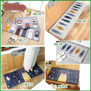 Thảm bếp thảm chùi chân lông mịn -bns4