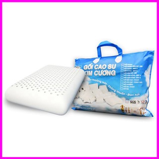 Gối cao su Oval Kim Cương 40x60