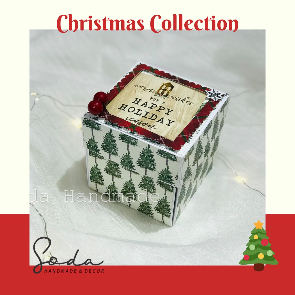 [CHRISTMAS COLLECTION] Explosion Box Chủ Đề Giáng Sinh size 10cm
