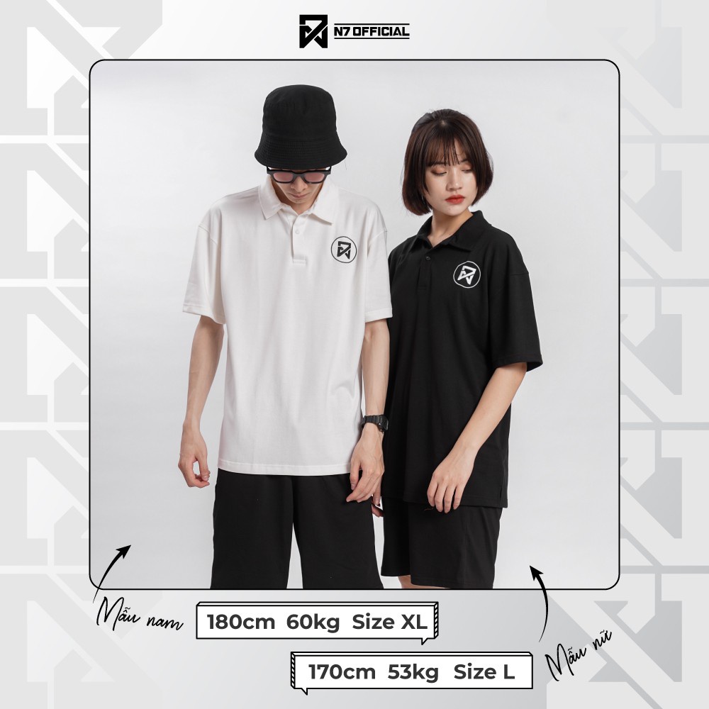 Áo thun POLO BASIC Unisex phông trơn nam nữ tay lỡ mùa hè oversize form rộng thời trang. | BigBuy360 - bigbuy360.vn