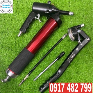 Súng bơm mỡ wasaki 600cc dùng hơi và tay hai chức năng