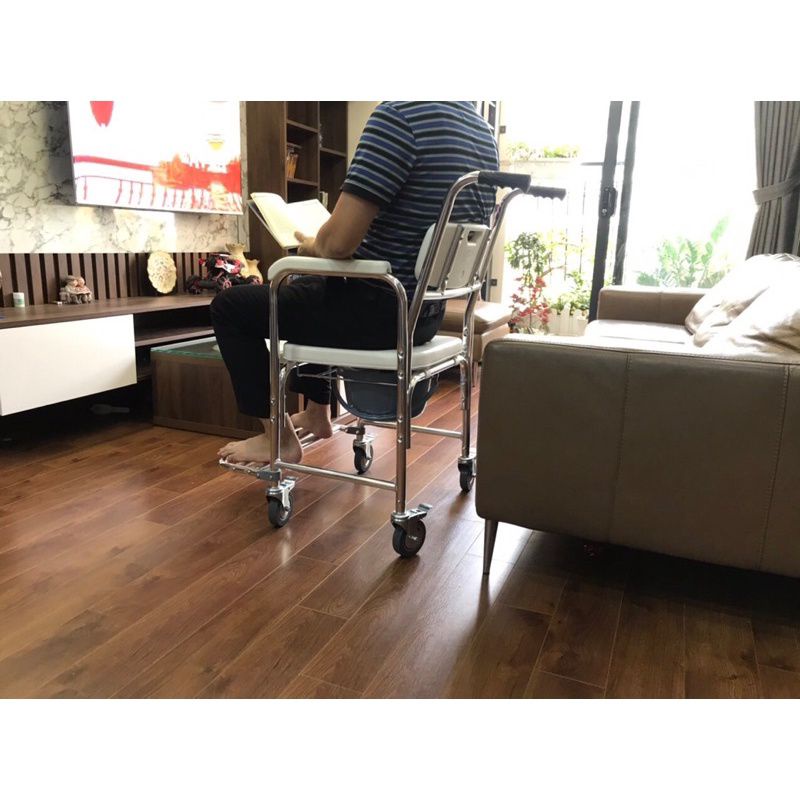 Ghế bô vệ sinh nhôm