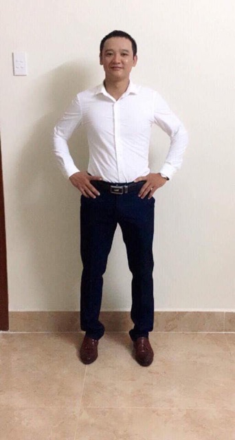 Áo sơ mi nam form slimfit. Chất vải đẹp. Hàng k nhăn, không xù, không bay màu. Lên dáng cực tôn dáng