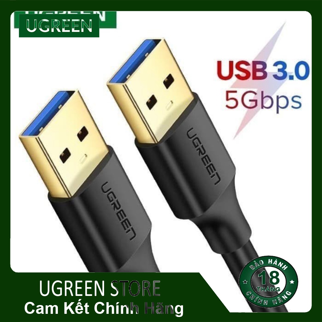 Dây cáp USB 3.0 l Kết nối Laptop, PC, smart TV,..qua ổ cứng, đầu đọc thẻ nhớ ,USB camera, Máy in ,HUB USB,..l UGREEN